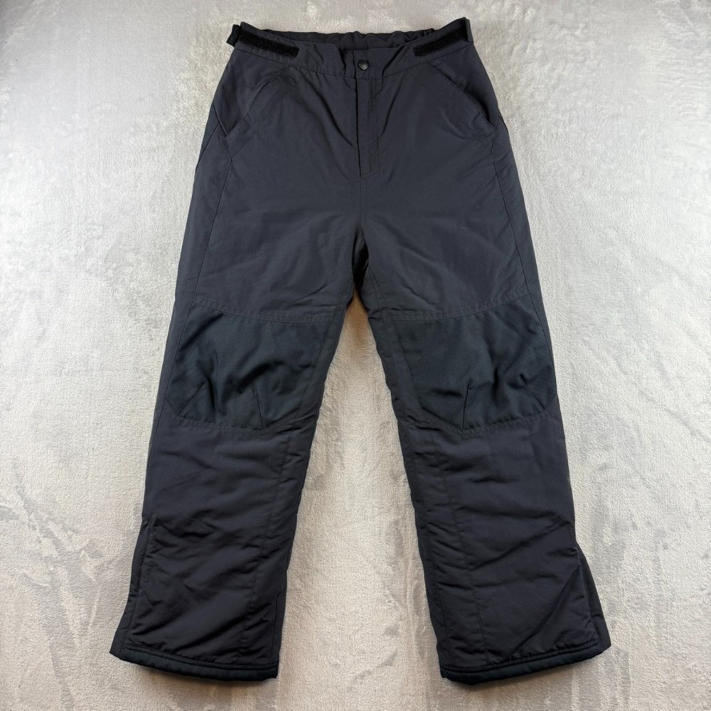 LL Bean Snow Pants Womens 12 Gray Ski Snowboard Nylon
